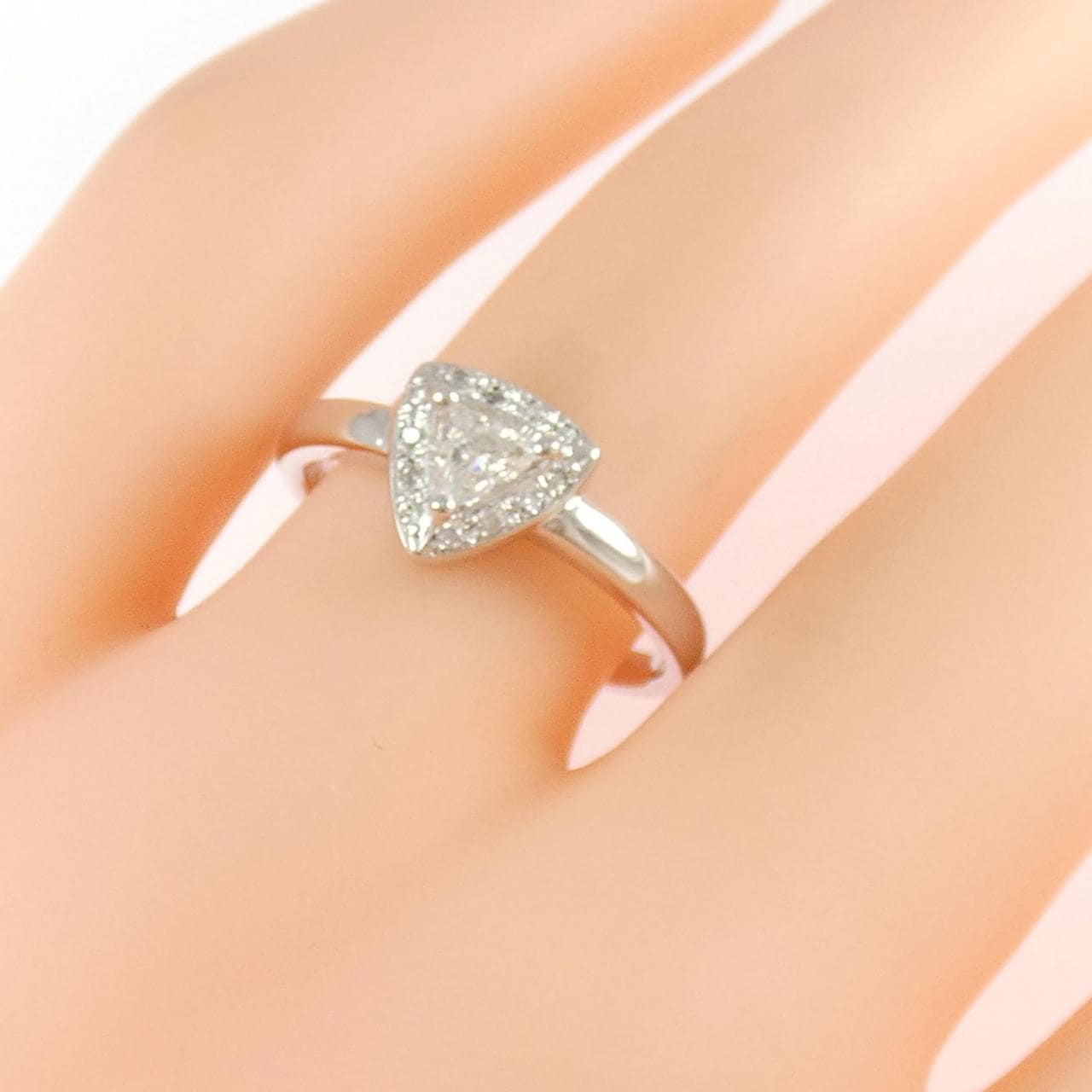 K18WG ダイヤモンド リング 0.23CT