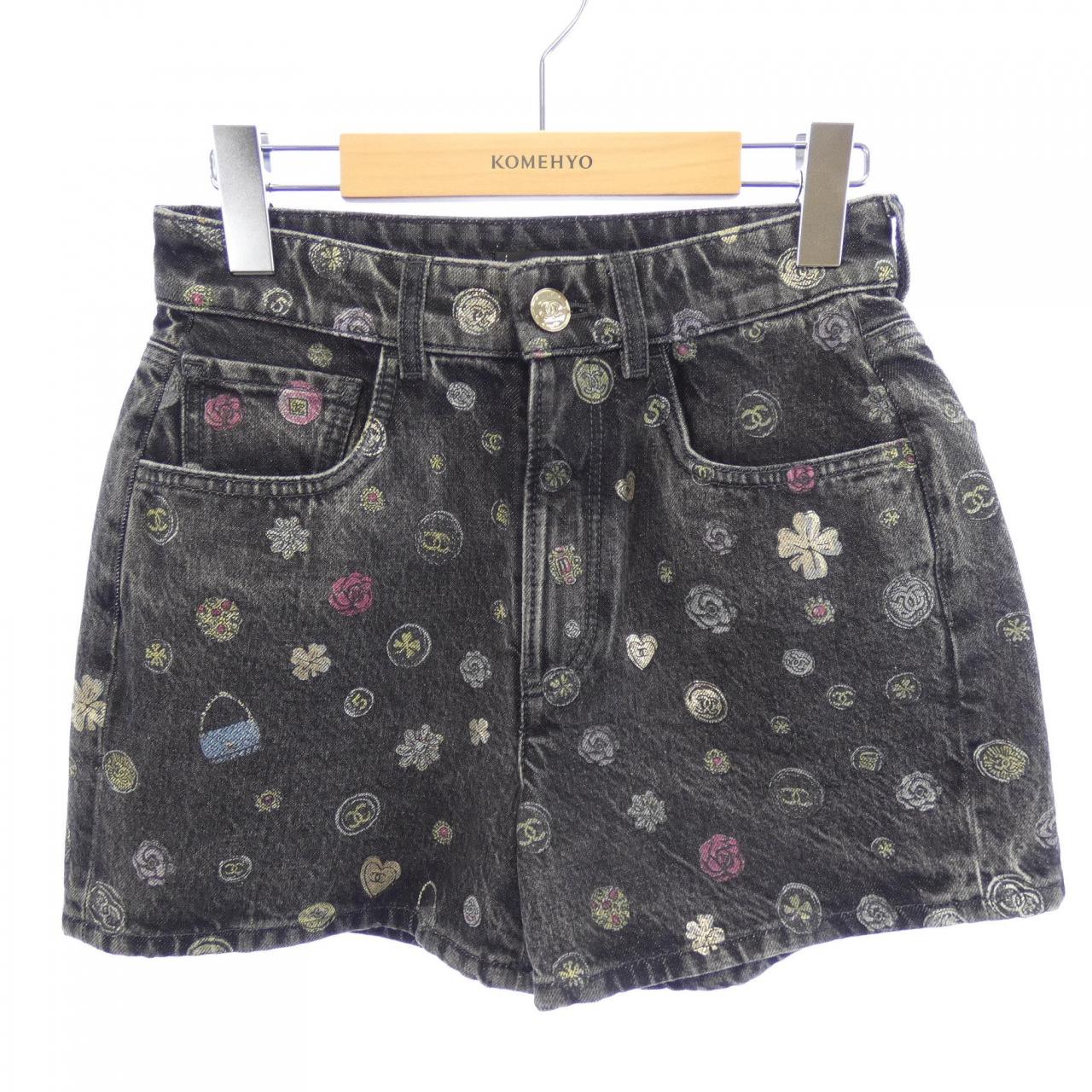 シャネル CHANEL LOOK35 P80315V72727 25B ショートパンツ