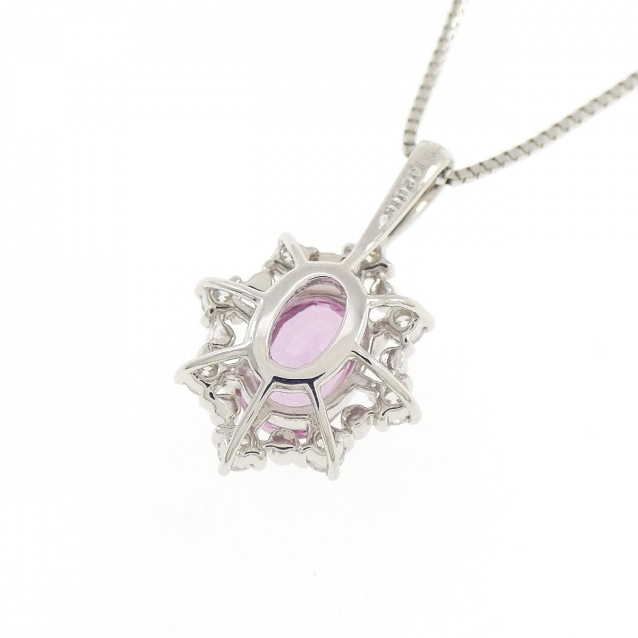 PT950/PT850 サファイヤ ネックレス 1.02CT