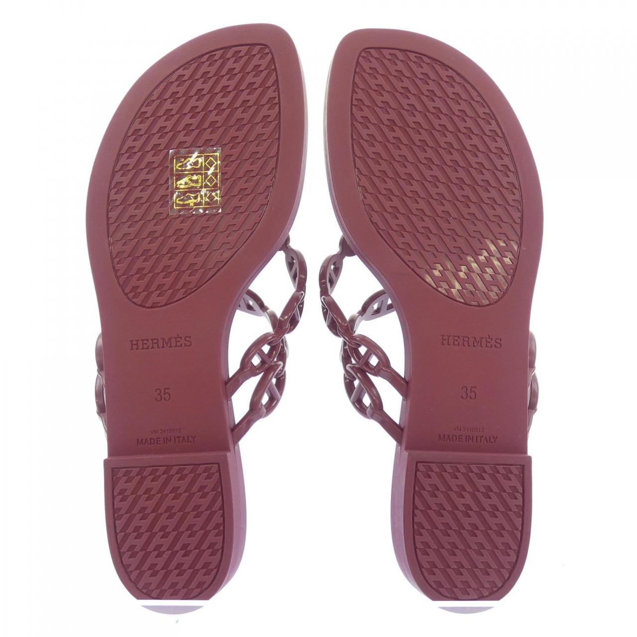 エルメス HERMES アイランド ISLAND シェーヌダンクル 241051Z サンダル