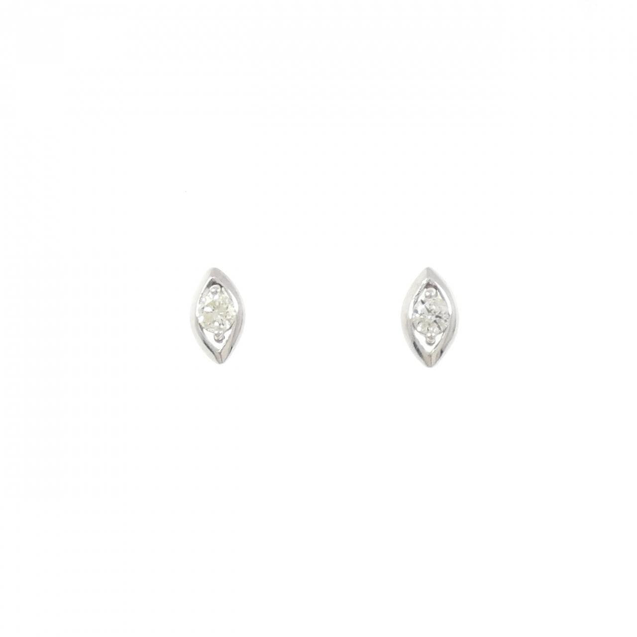 PT/PT900 ダイヤモンド ピアス 0.14CT