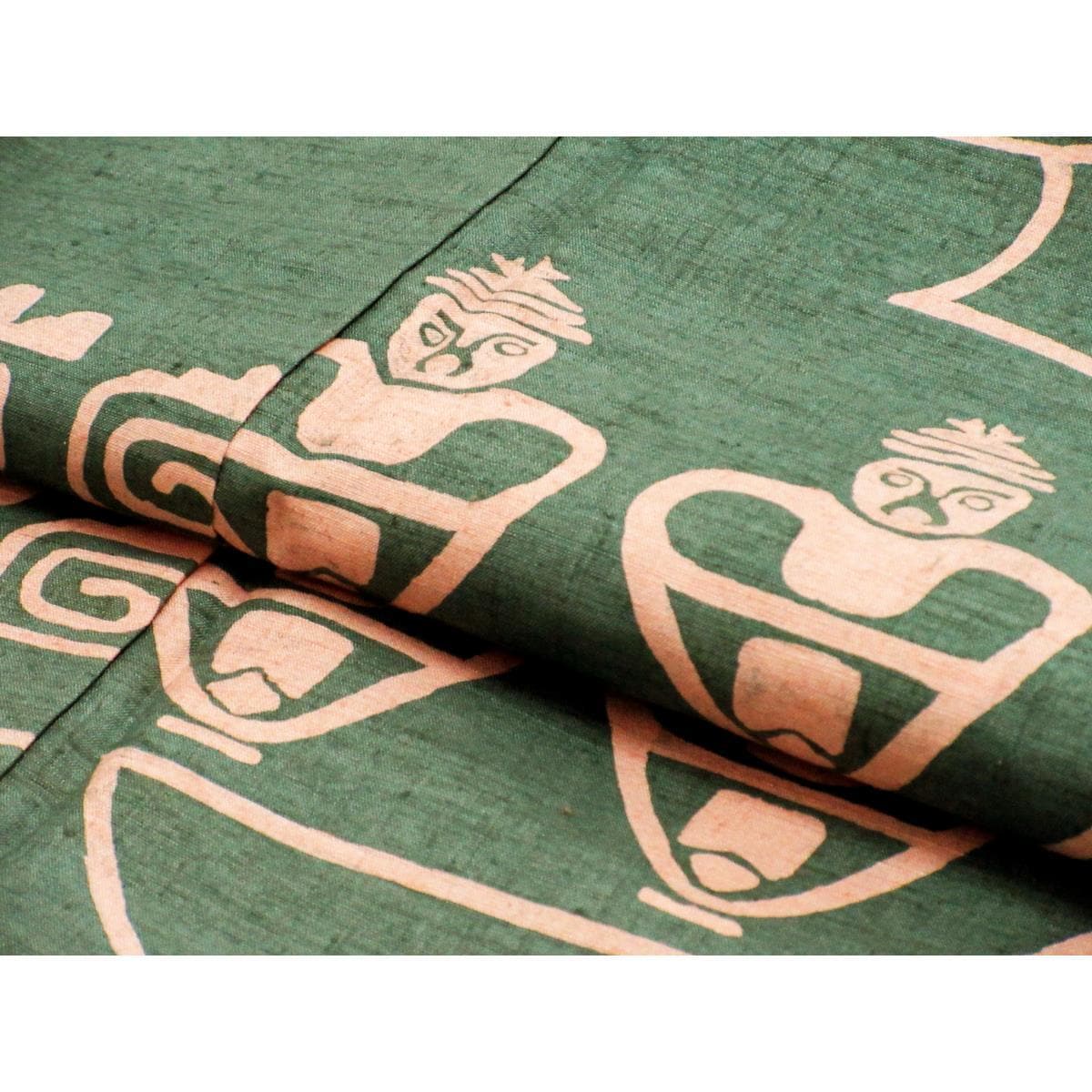 [未使用品] 紬染色春亞紡