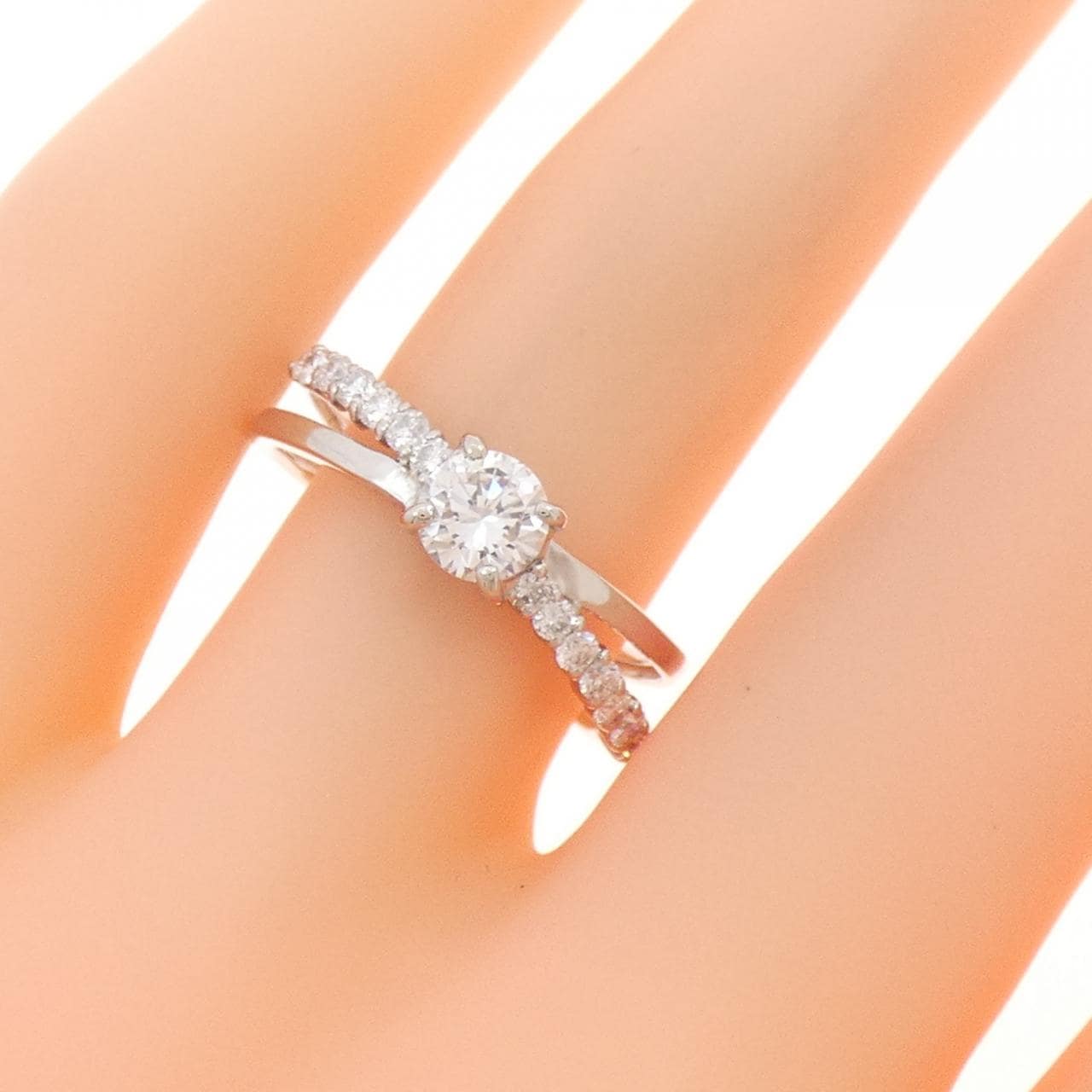 PT900 ダイヤモンド リング 0.404CT