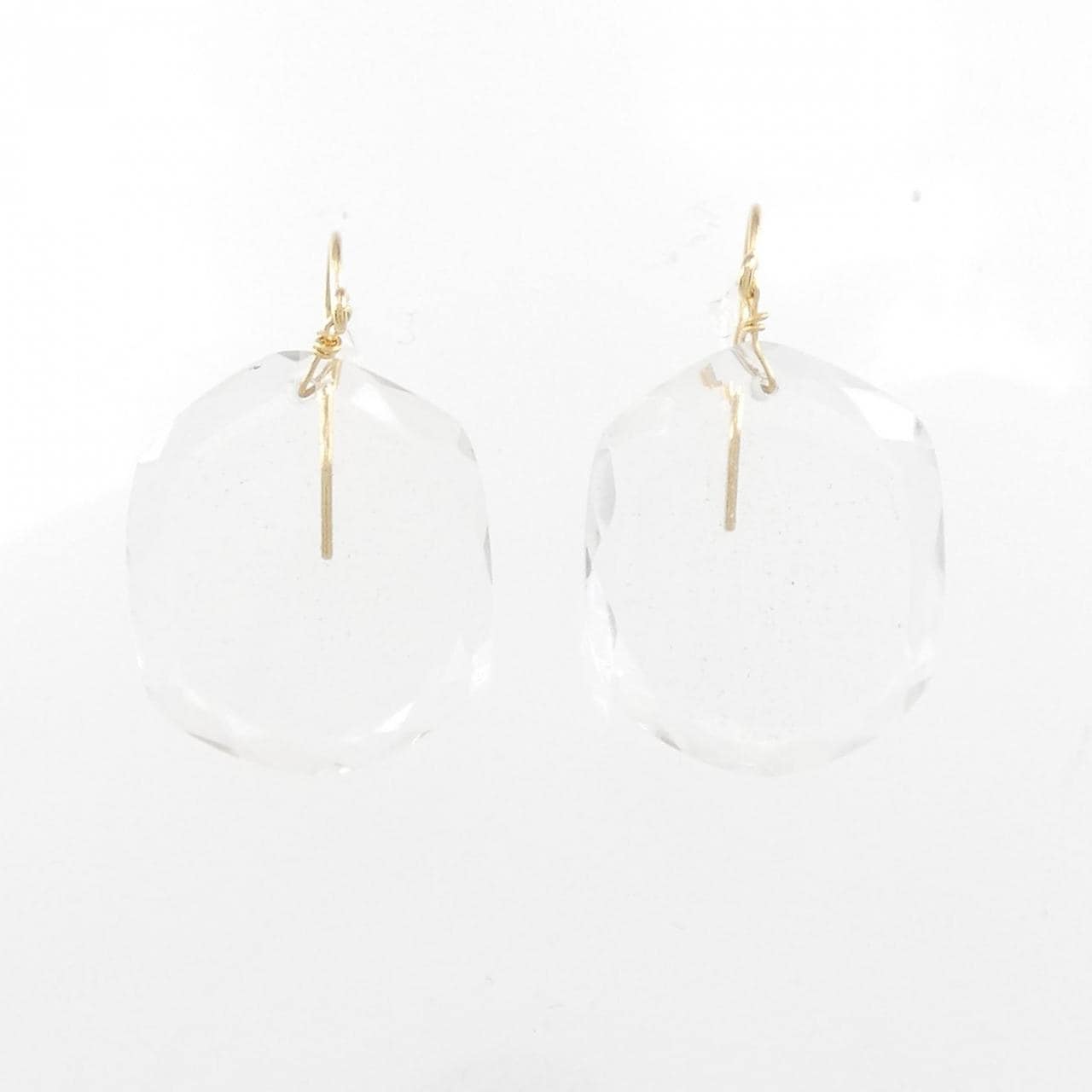 [BRAND NEW] K18YG Quartz earrings