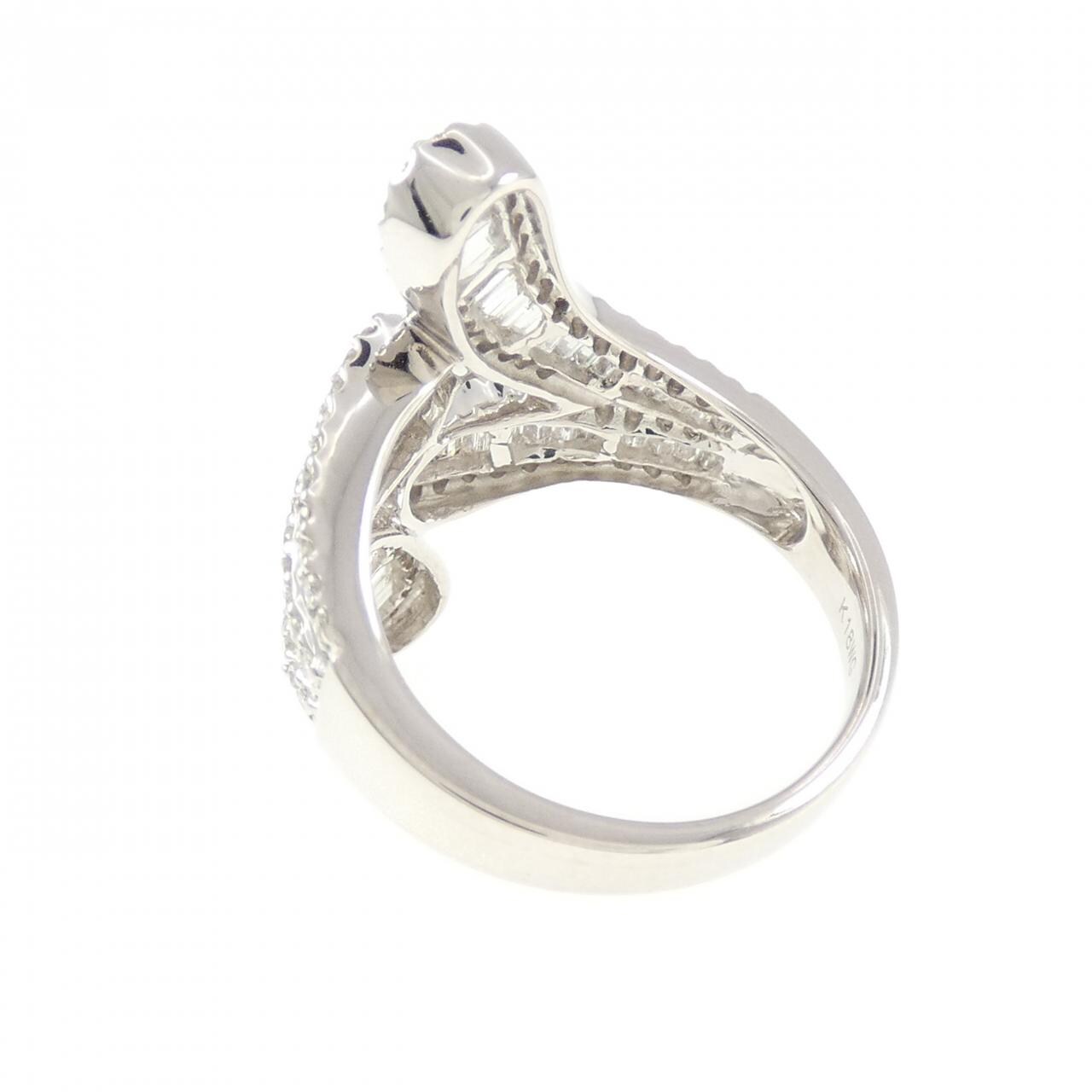 K18WG ダイヤモンド リング 1.30CT