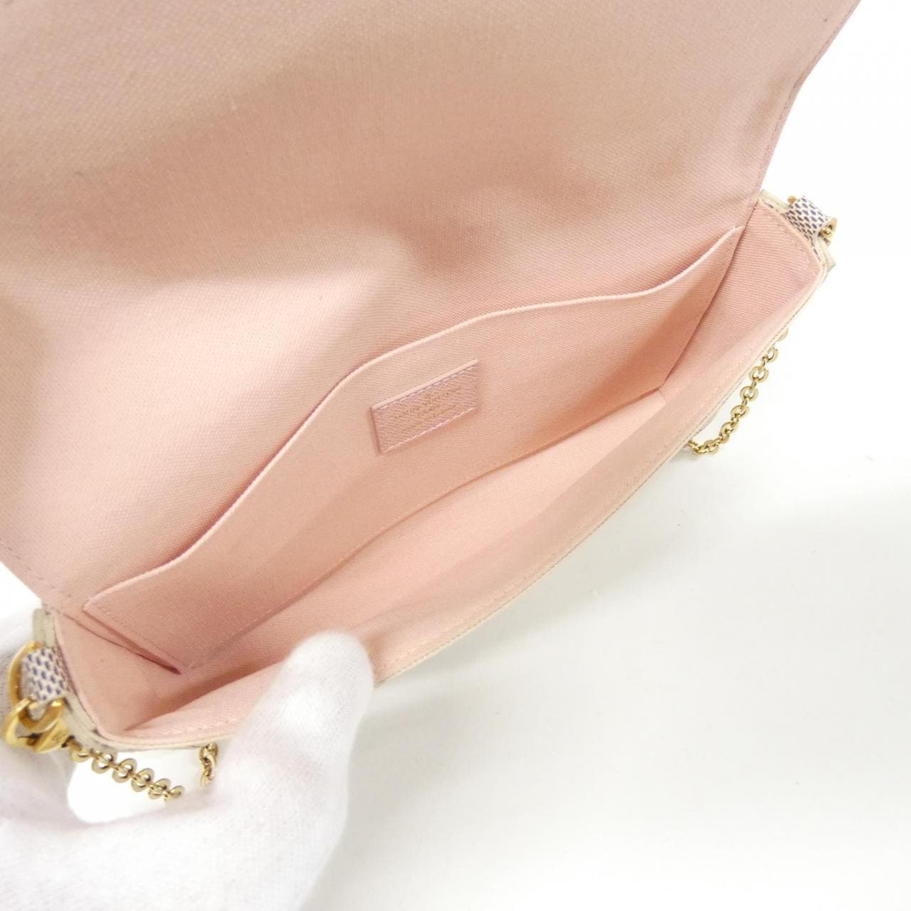 ルイヴィトン ダミエ アズール ポシェット フェリシー N63106 ショルダーバッグ