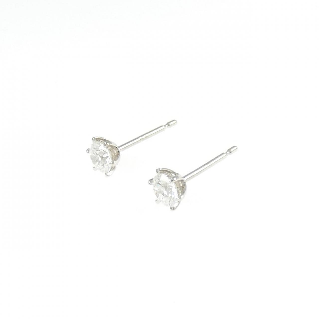 【リメイク】PT900/ST ダイヤモンド ピアス 0.252CT 0.255CT D VVS2-VS2 3EXT-H&C