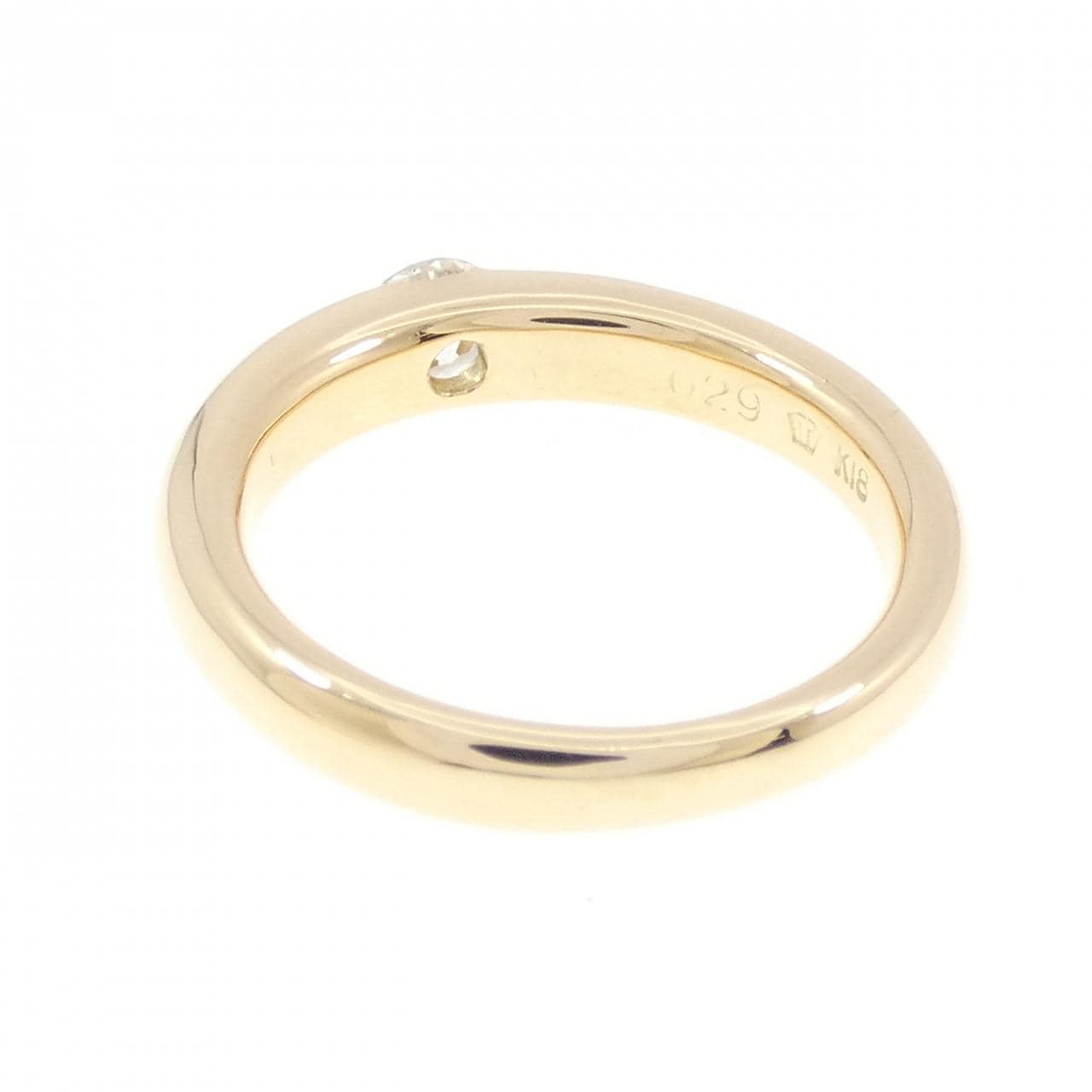 K18YG ダイヤモンド リング 0.29CT
