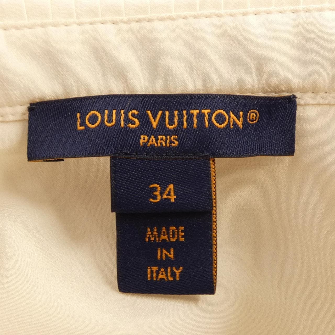 ルイヴィトン LOUIS VUITTON プリーツカラーブラウス FTTO31AKM シャツ