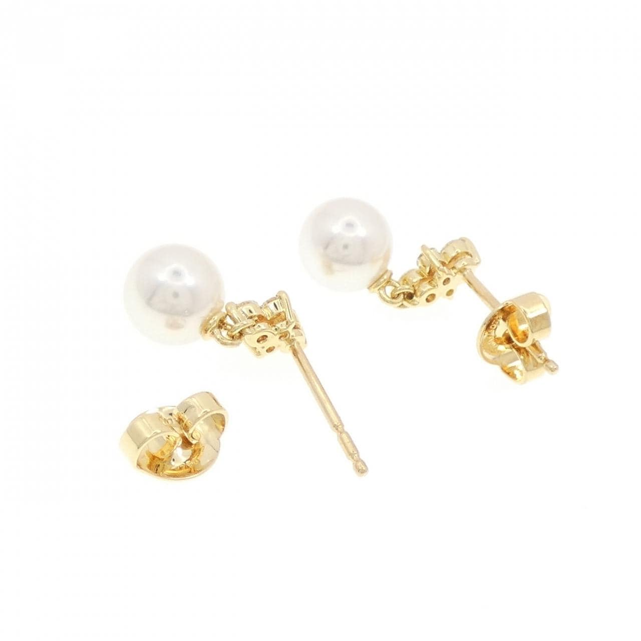 MIKIMOTO Akoya珍珠耳环 6.6 毫米