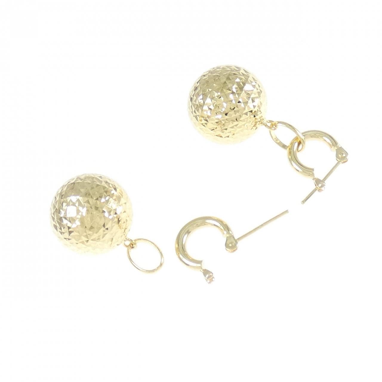 K18YG 2WAY earrings