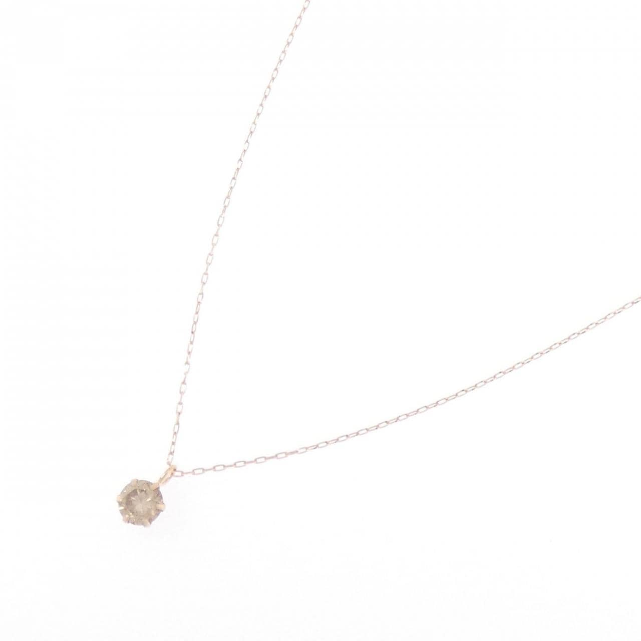 K18PG ダイヤモンド ネックレス 0.30CT