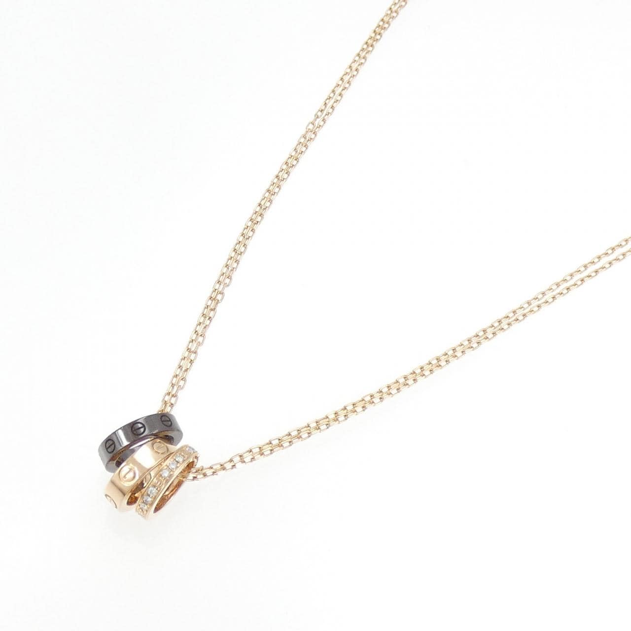 CARTIER LOVE三圈项链