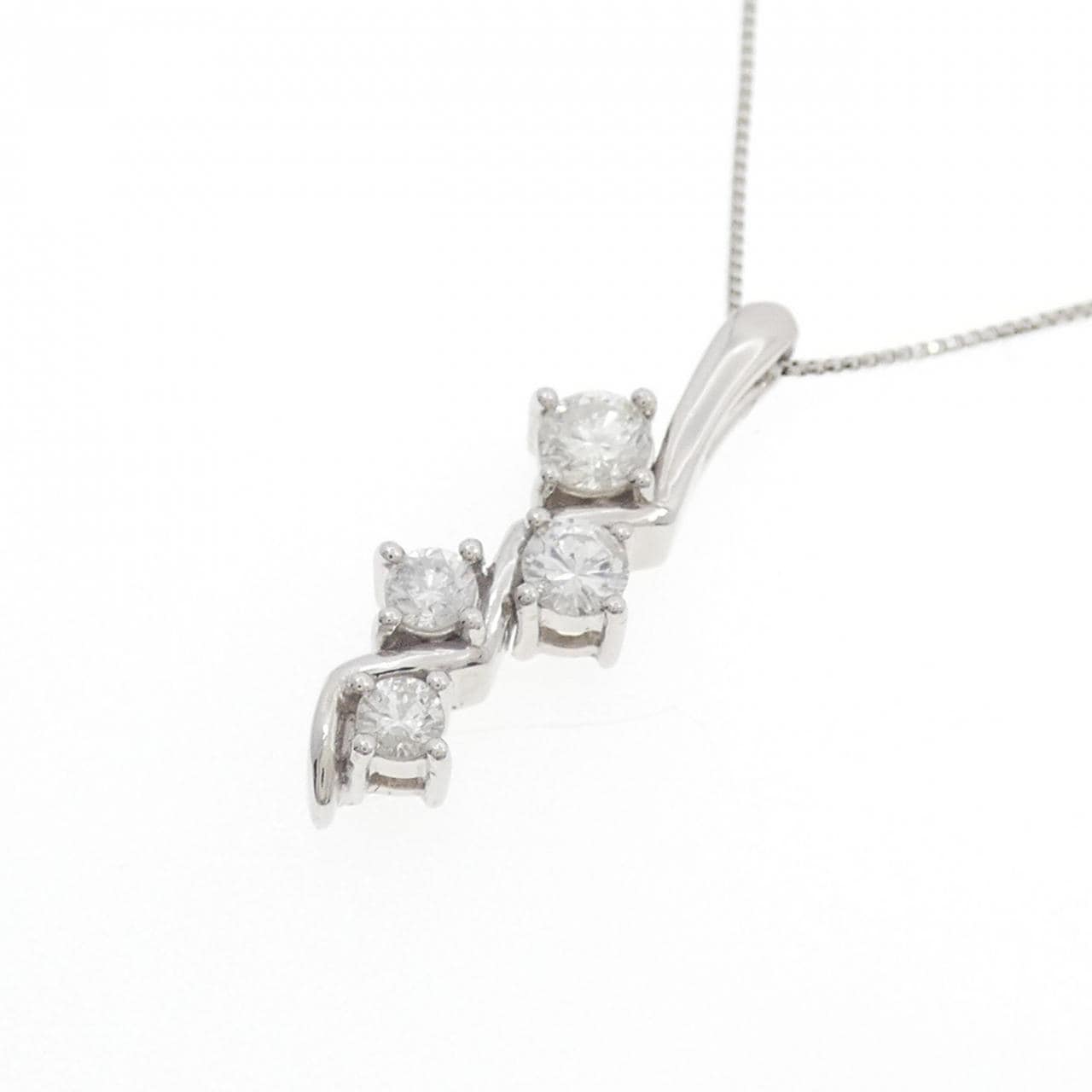PT900/PT850 ダイヤモンド ネックレス 0.51CT