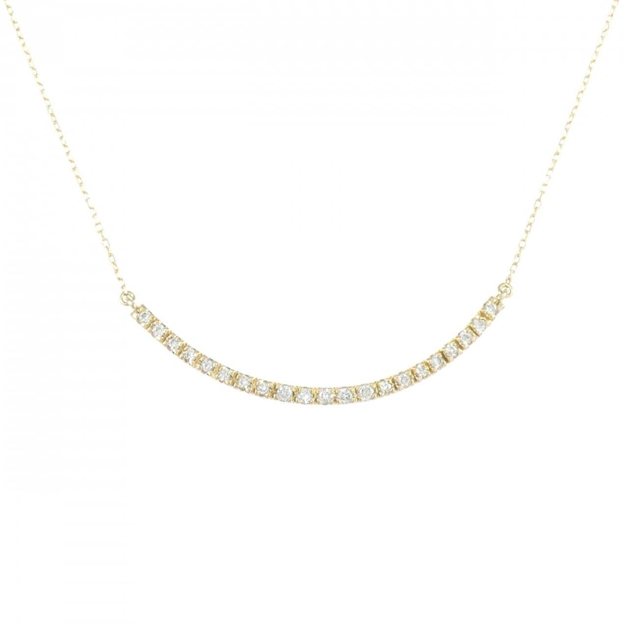 K18YG ダイヤモンド ネックレス 0.23CT