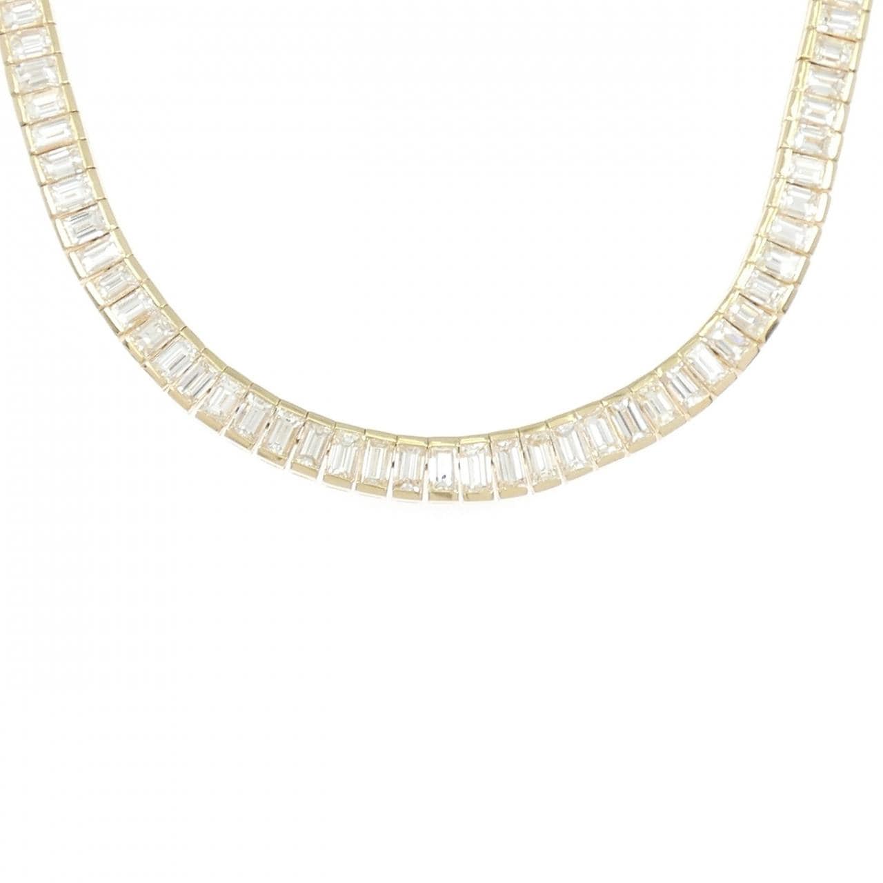 750YG ダイヤモンド ネックレス 25.01CT