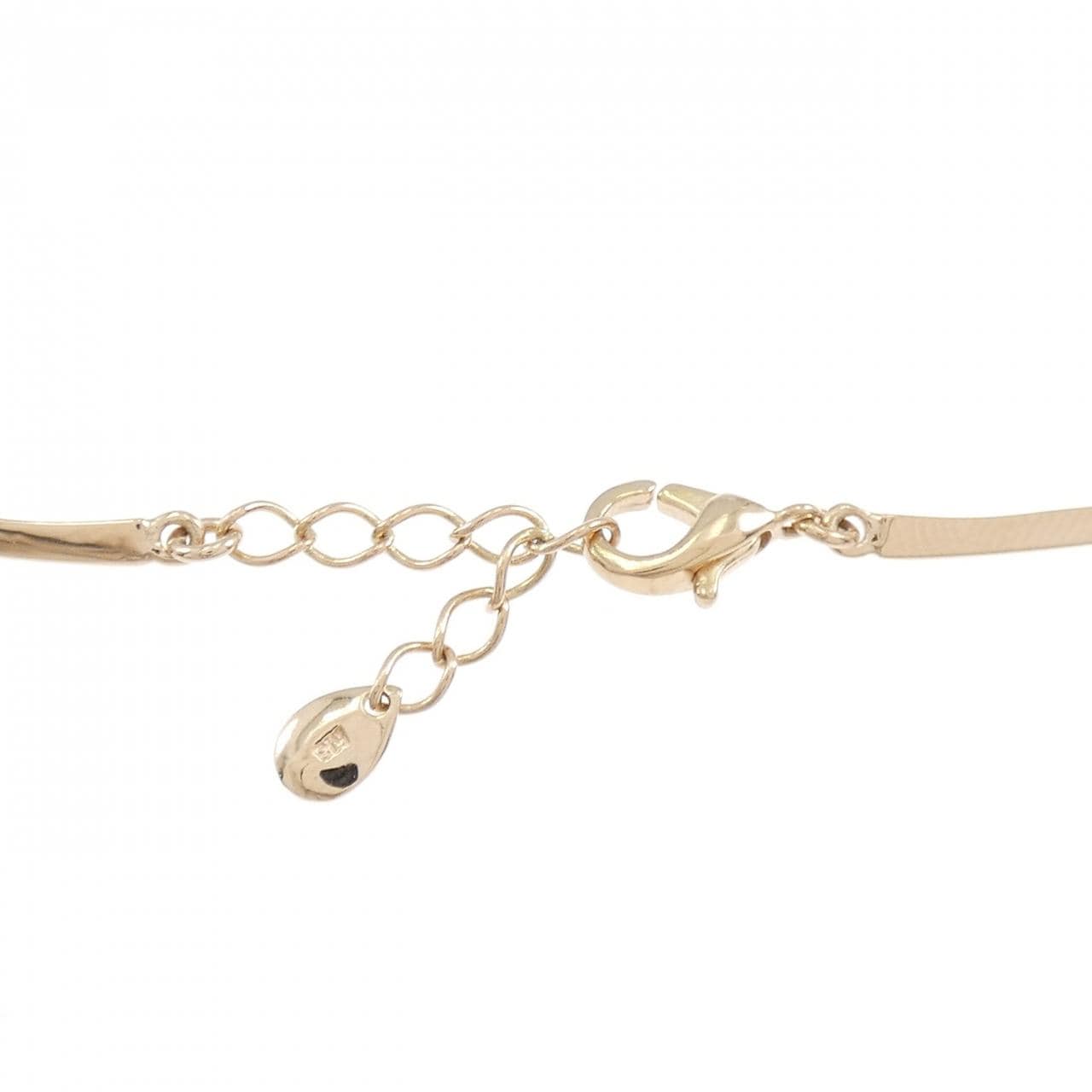 K18PG フラワー ダイヤモンド ブレスレット 0.22CT