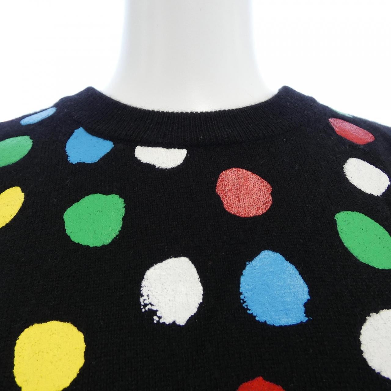 ルイヴィトン LOUIS VUITTON LV×YK ペインティッド ドット ポートホールプルオーバー FOKL22YC3 草間彌生 ニット