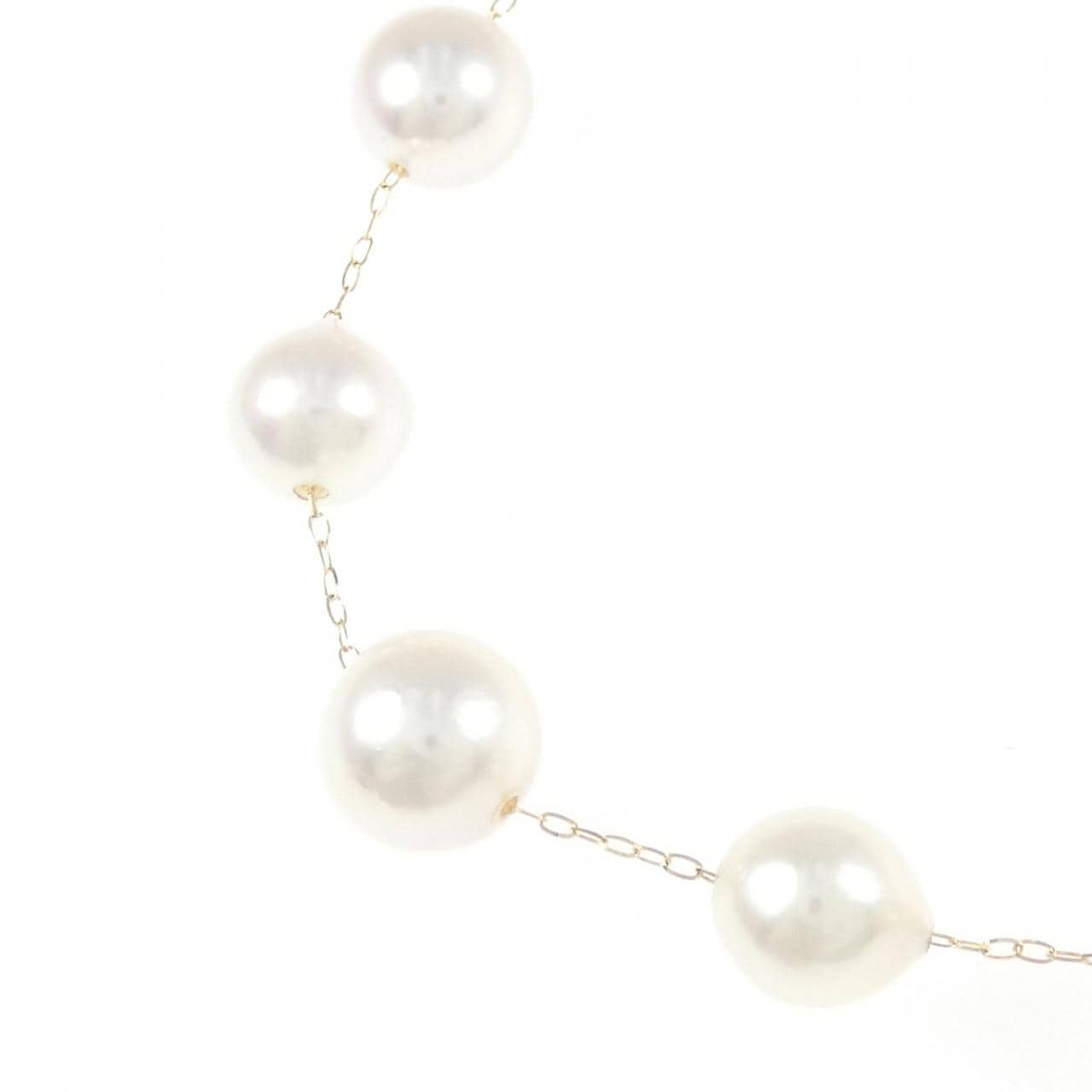 K18YG アコヤパール ネックレス