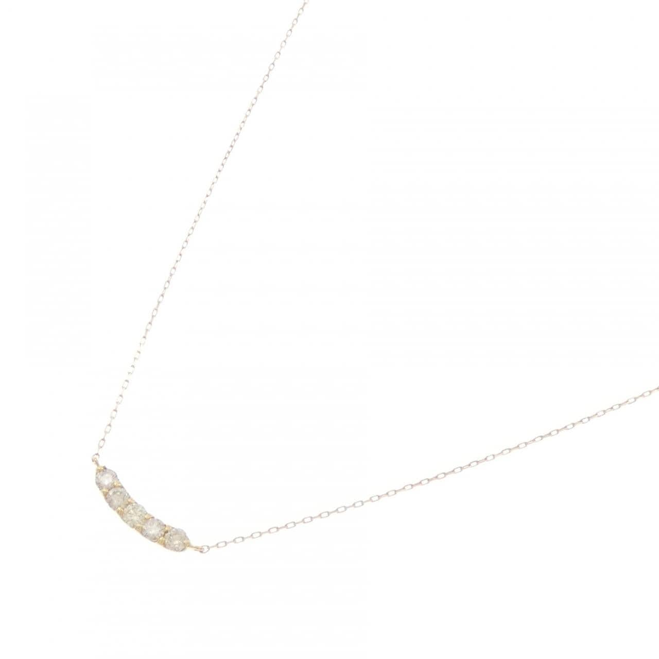 K18YG ダイヤモンド ネックレス 0.20CT