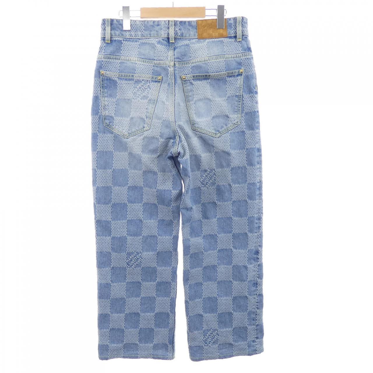 ルイヴィトン LOUIS VUITTON ダミエデニムスケートパンツ HSD48WGRT ジーンズ
