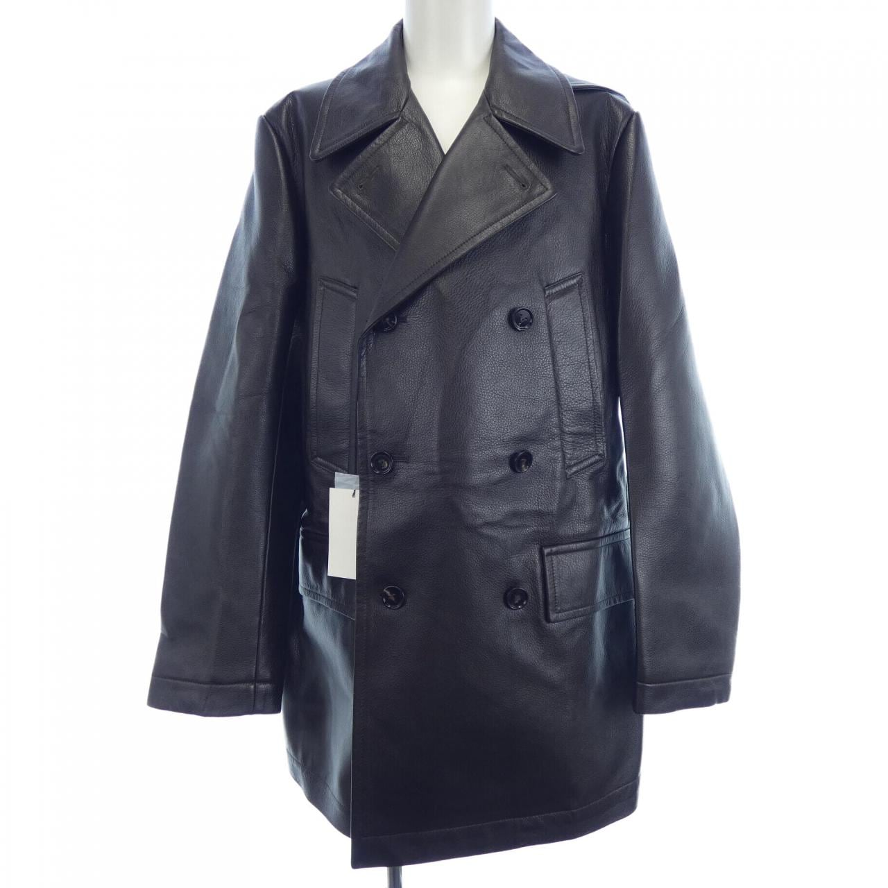 BOTTEGA VENETA VENETA Leather coat