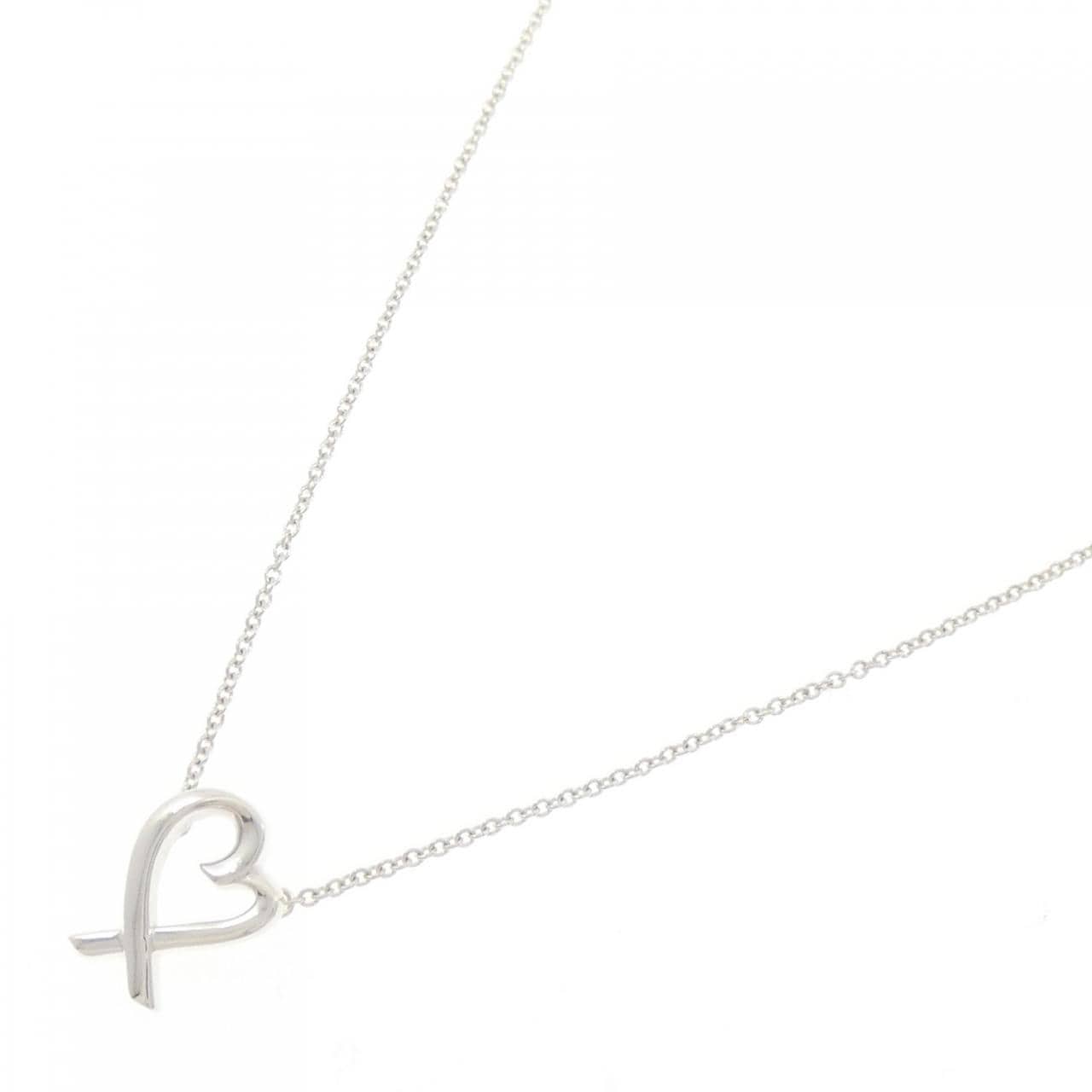 ティファニー ラビングハート ネックレス