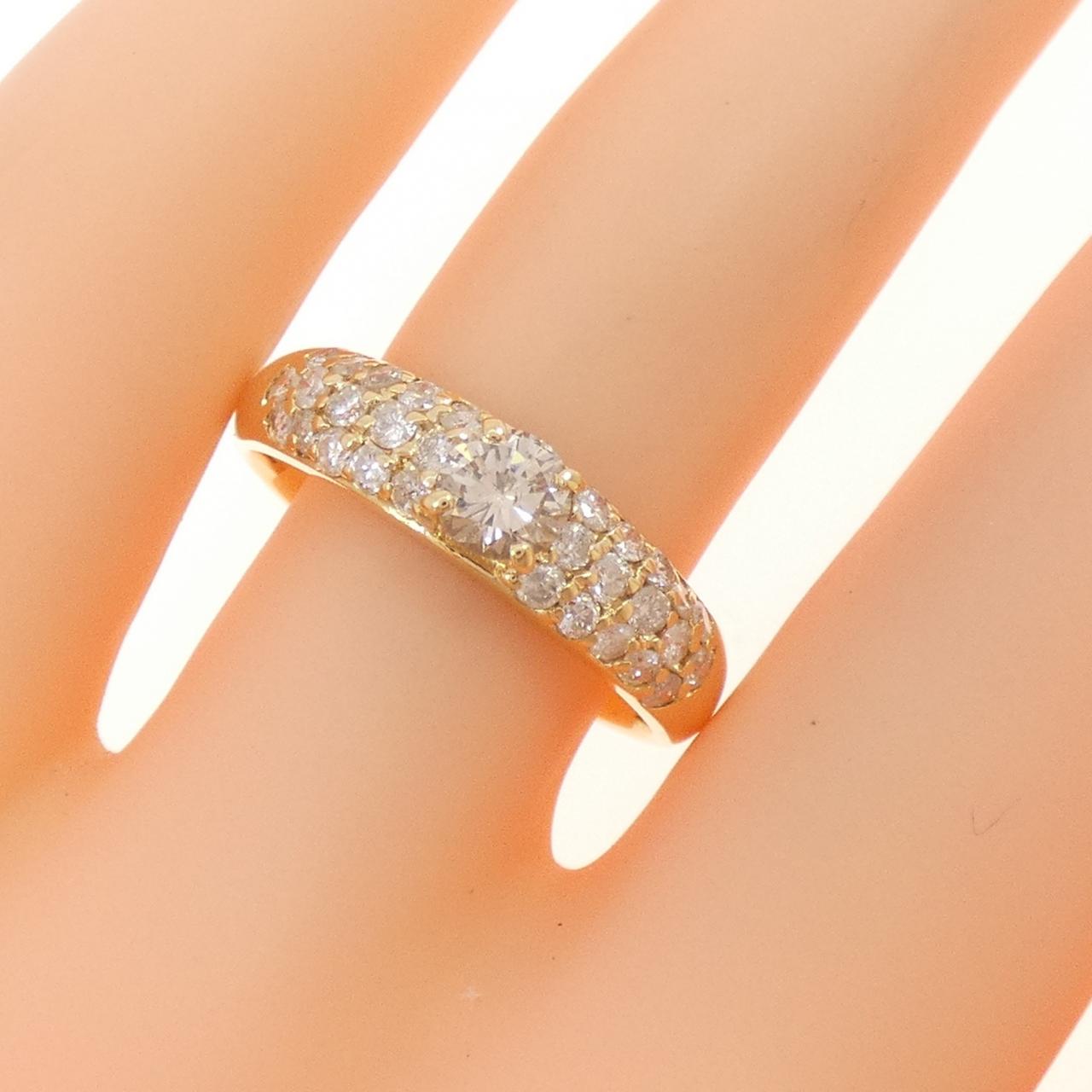 K18YG ダイヤモンド リング 0.312CT