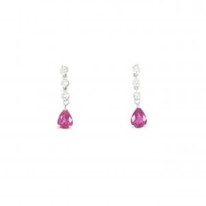 Ruby earrings/earrings