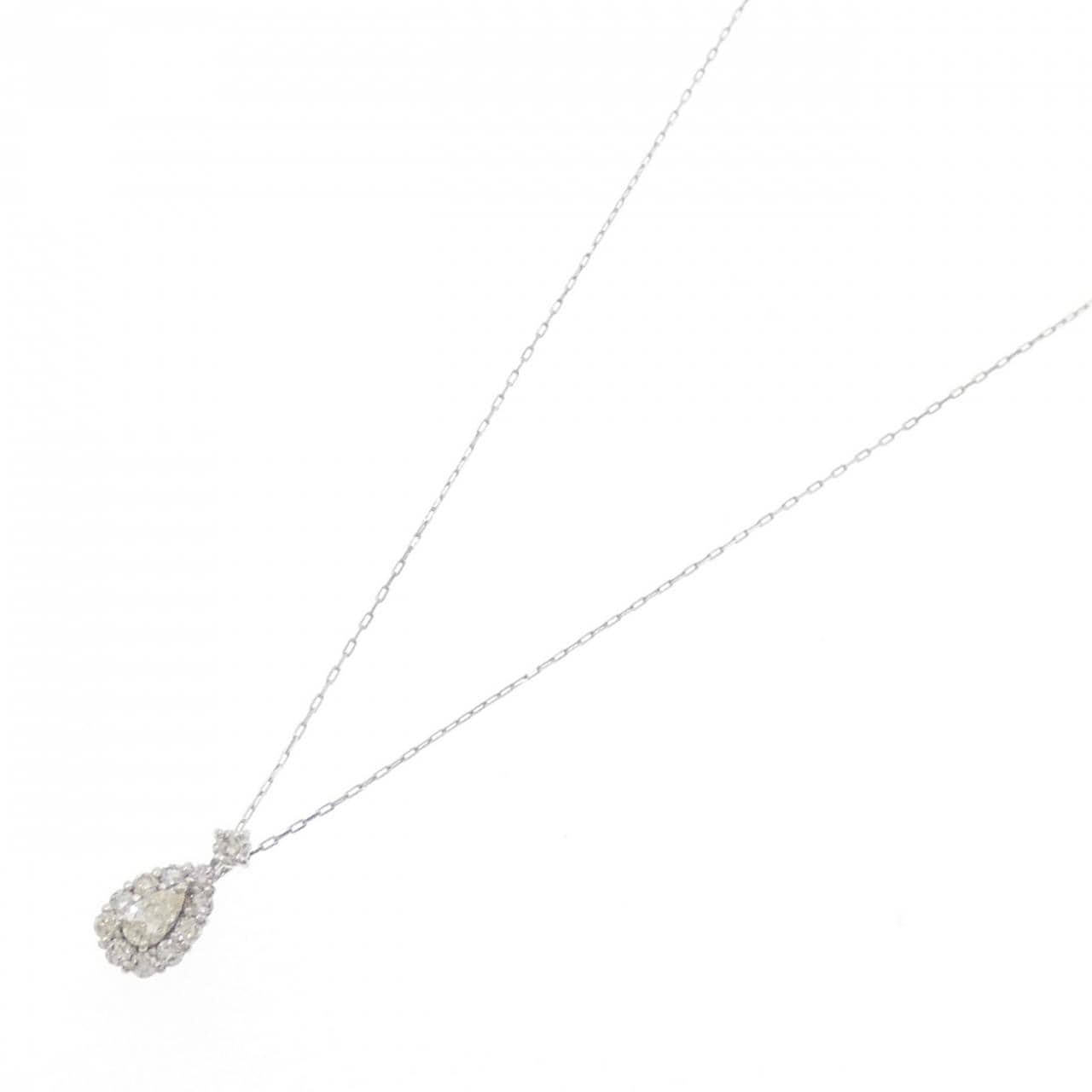 【新品】PT900/PT850 ダイヤモンド ネックレス 0.18CT