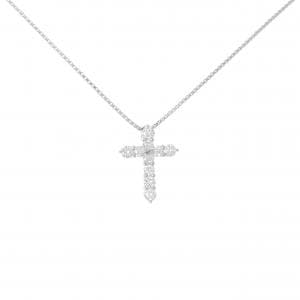 タサキ クロス ダイヤモンド ネックレス 0.48CT