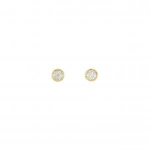 K18YG ダイヤモンド ピアス 0.10CT