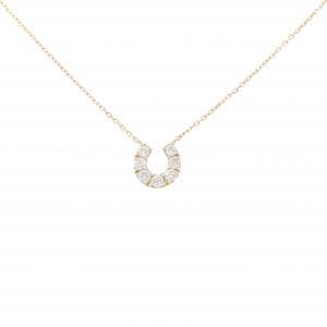 ヴァンドーム ホースシュー ダイヤモンド ネックレス 0.16CT