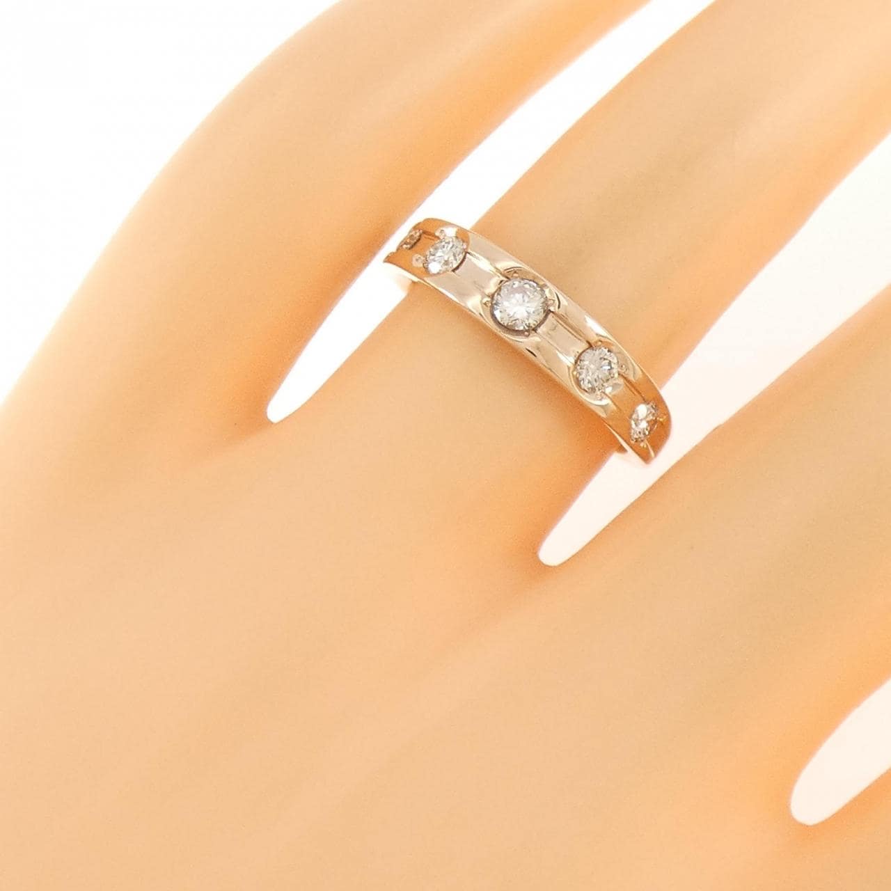 K18PG ダイヤモンド リング 0.30CT