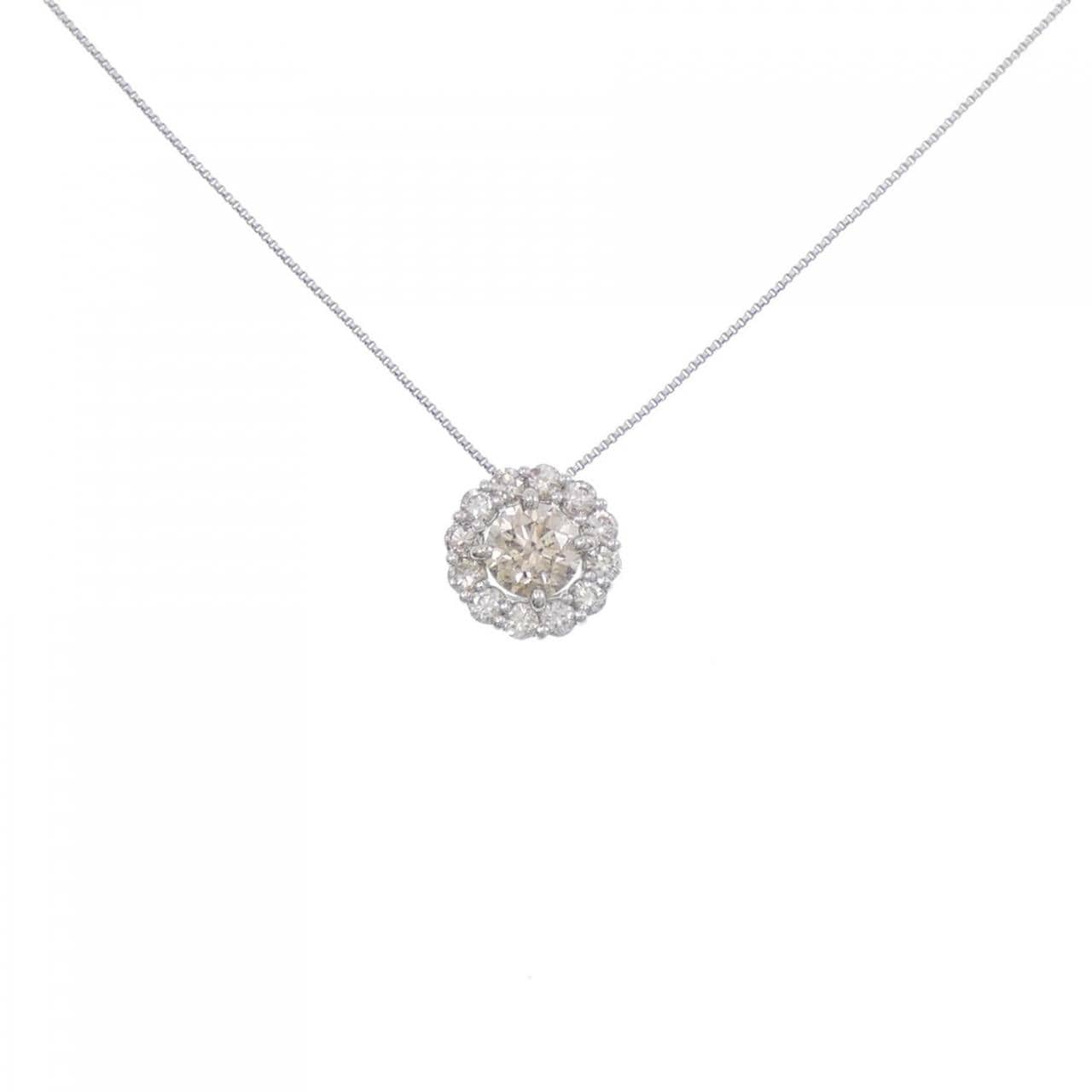 [BRAND NEW] PT Diamond Necklace 0.50CT