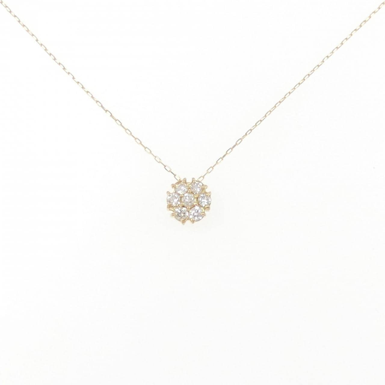 [BRAND NEW] K18YG Diamond necklace 0.20CT