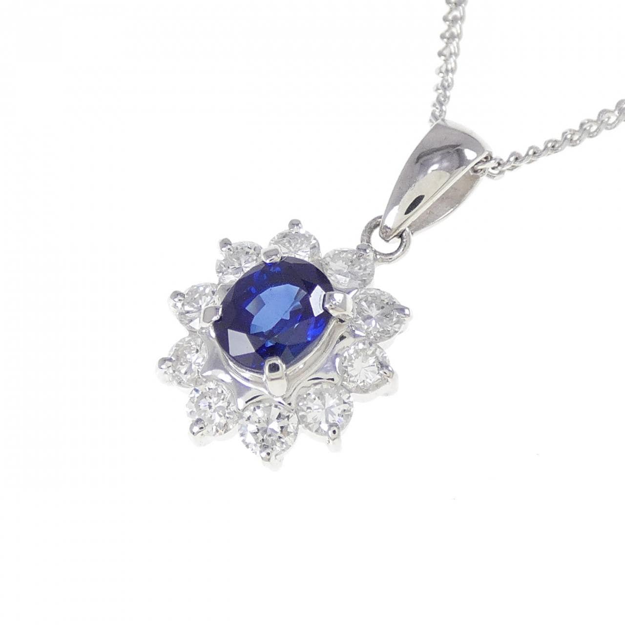 PT/PT850 サファイヤ ネックレス 0.73CT