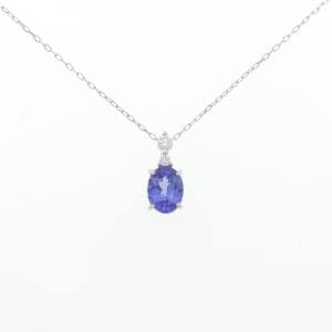K18WG タンザナイト ネックレス 1.42CT