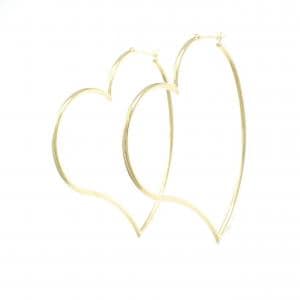 K18YG ハート ピアス