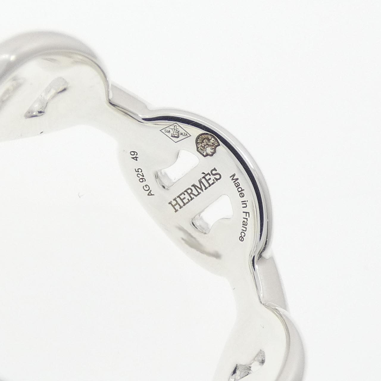 エルメス シェーヌ ダンクル アンシェネ ダブル リング