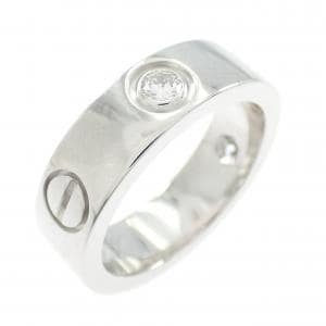 カルティエ ラブ ハーフダイヤ リング