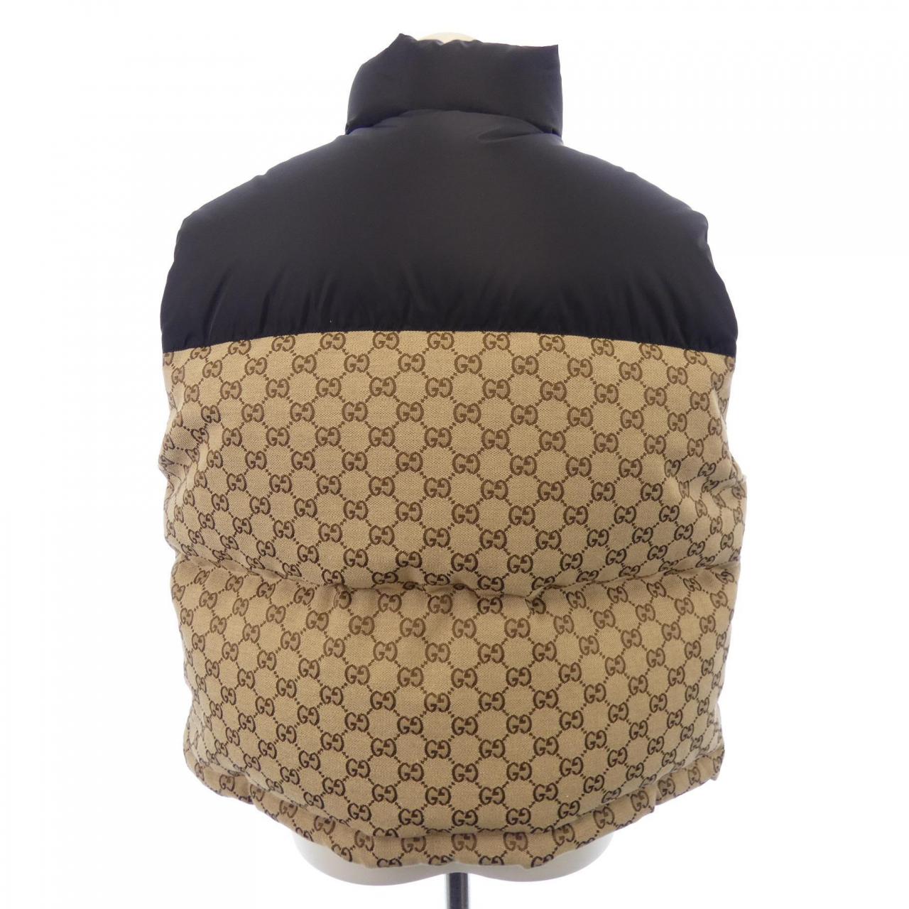 グッチ GUCCI GGコットンキャンバスパッド入りジレ 774910 Z9AAT ダウンベスト