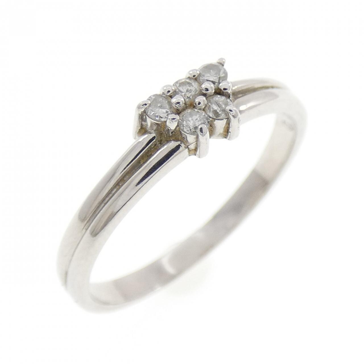PT900 Diamond Ring 0.10CT
