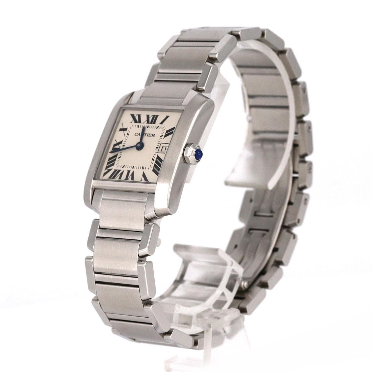 カルティエ タンクフランセーズMMデイト W51011Q3 SS クォーツ
