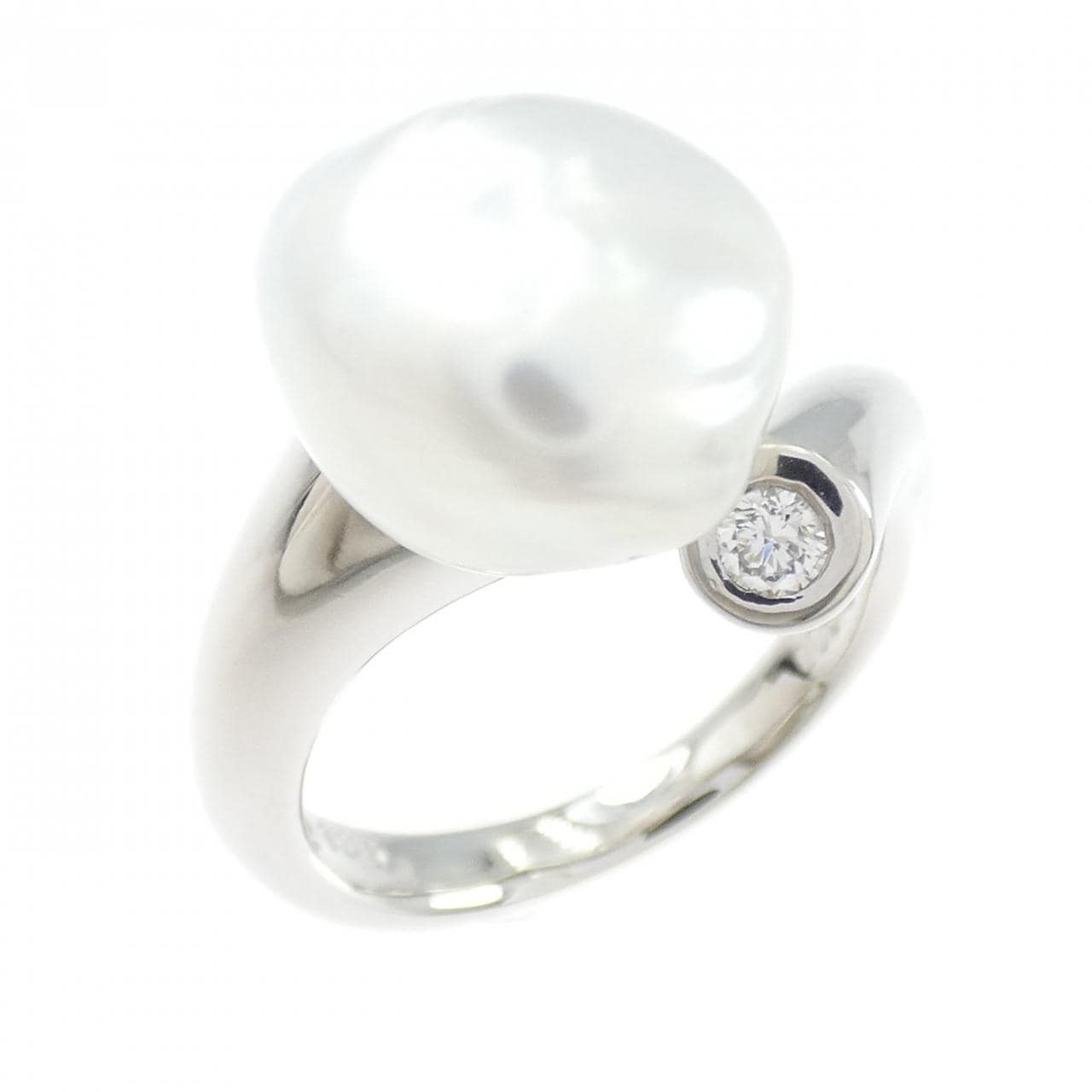 PT900 白蝶パール リング