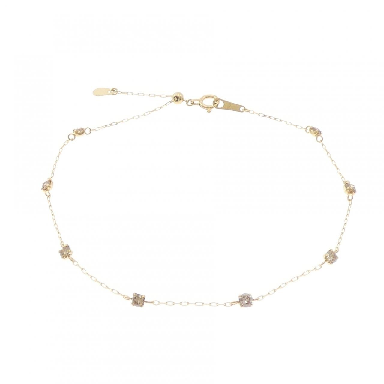 K18YG ダイヤモンド ブレスレット 0.50CT