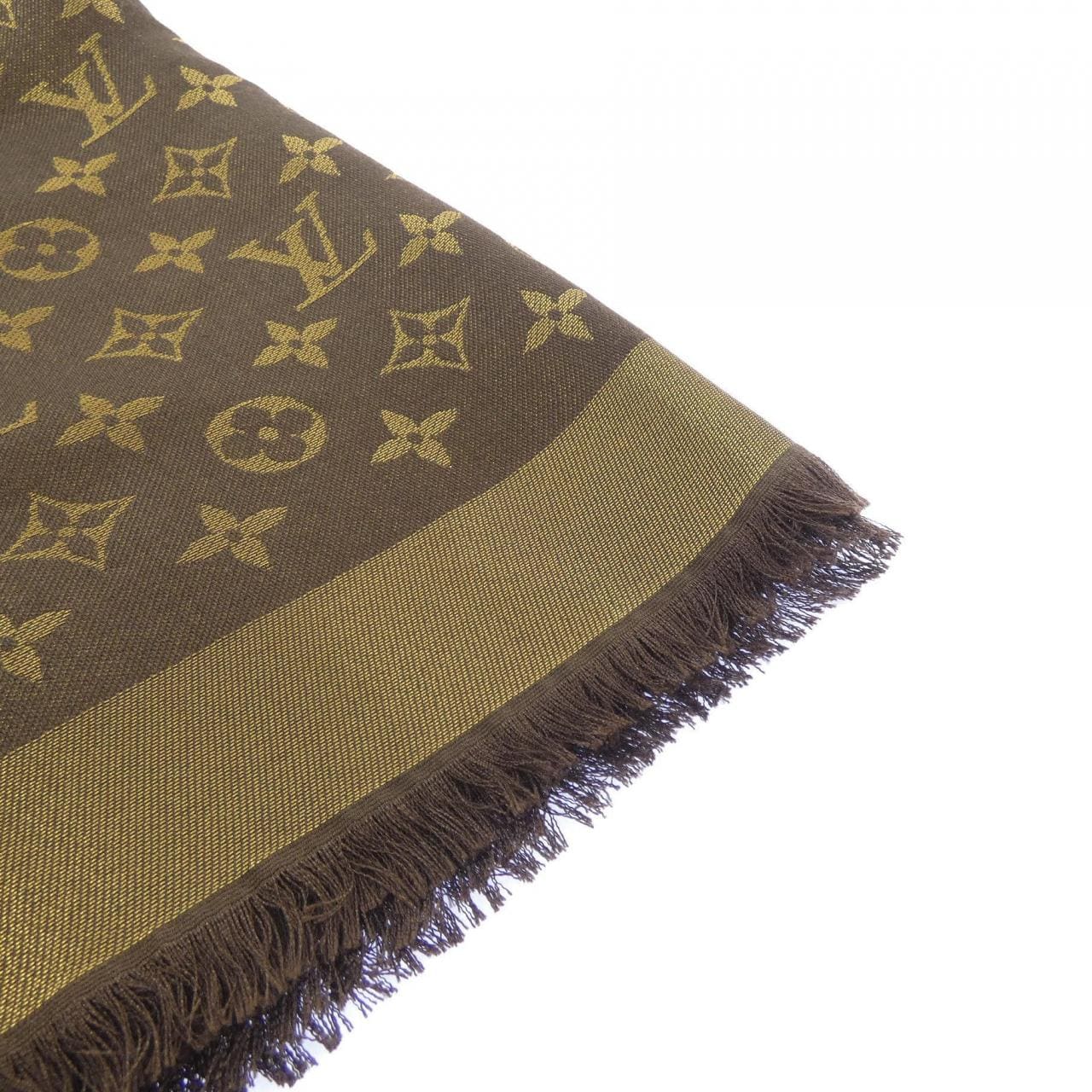 ルイヴィトン LOUIS VUITTON モノグラム シャイン M75122 ショール