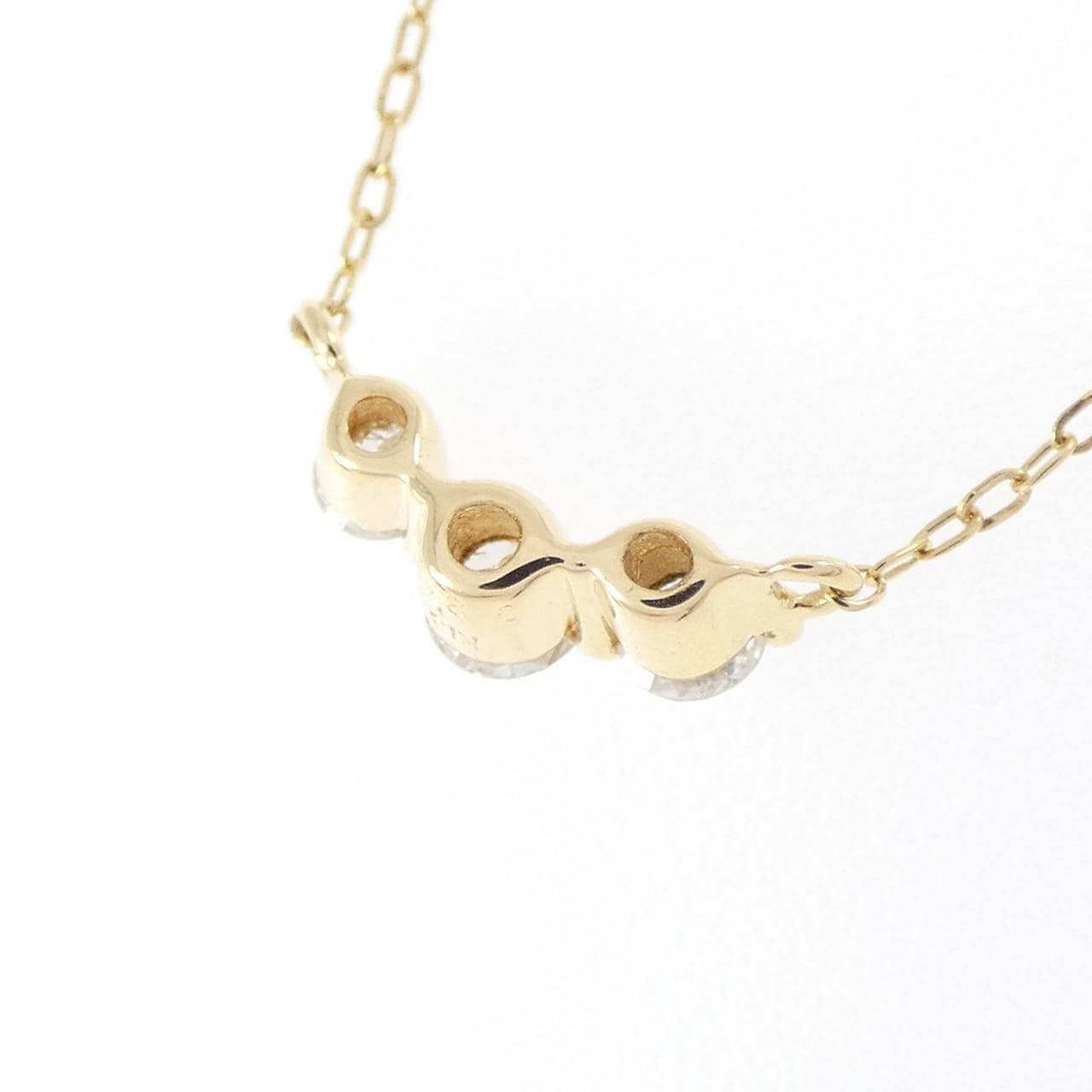 K18YG ダイヤモンド ネックレス 0.24CT