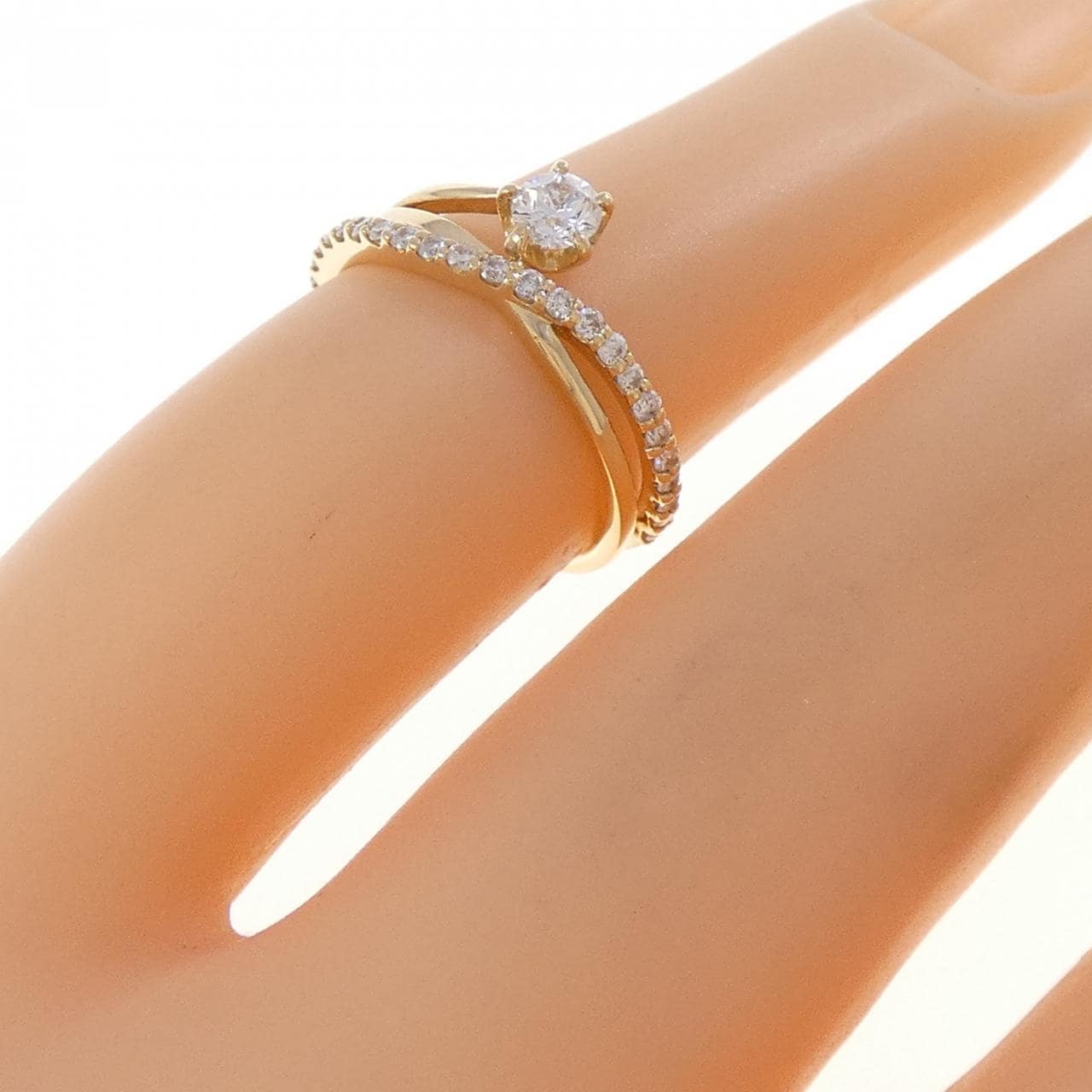 フェスタリア ダイヤモンド ピンキーリング 0.12CT