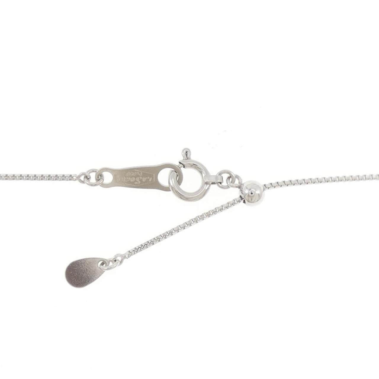 PT900/PT850 ルビー ネックレス 0.44CT
